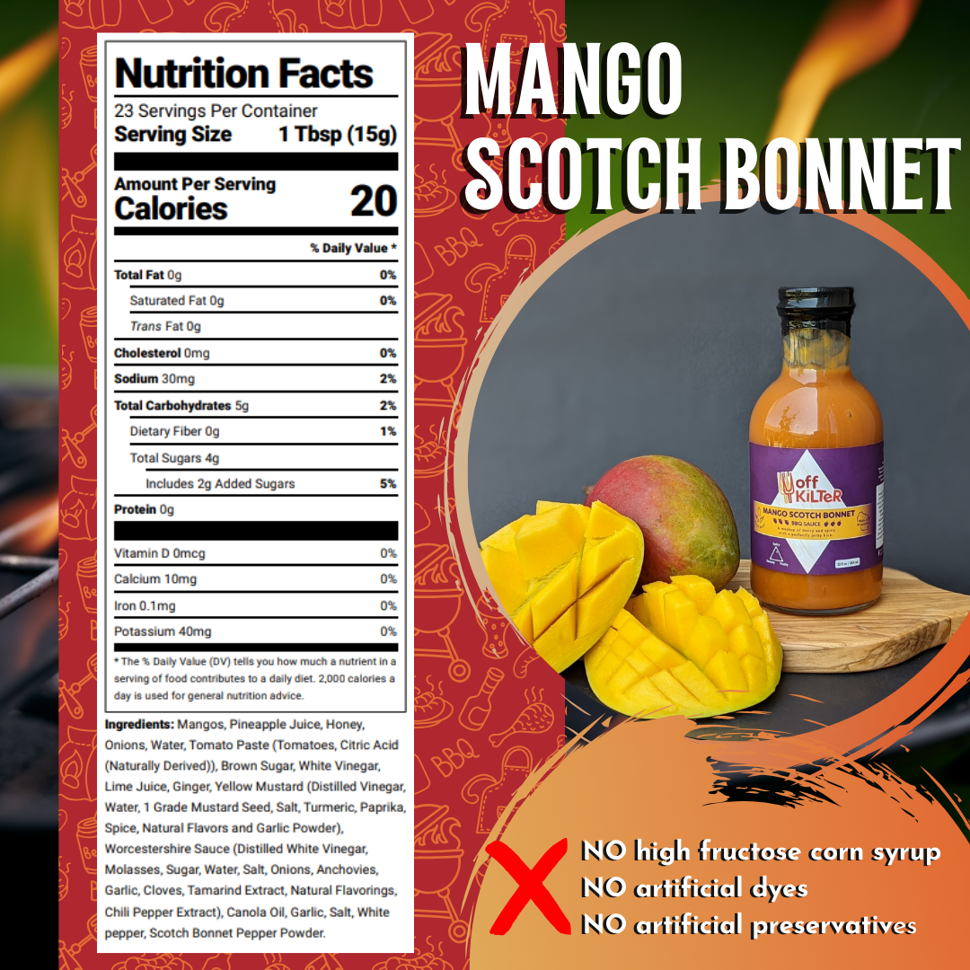 Mango Scotch Bonnet BBQ Sauce